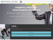 Tablet Screenshot of maxwellfulton.com.au